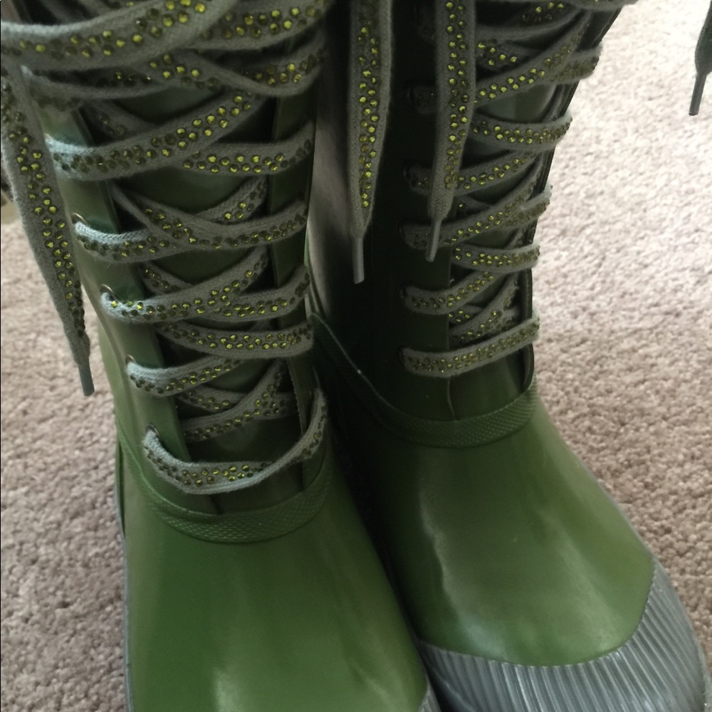 Fabulous rain boots.